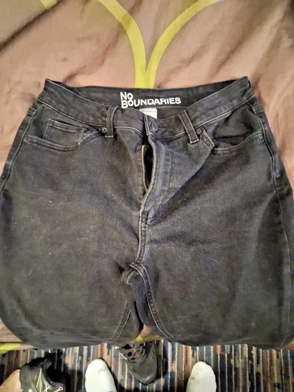 No Boundaries Men's Black Skinny Jeans